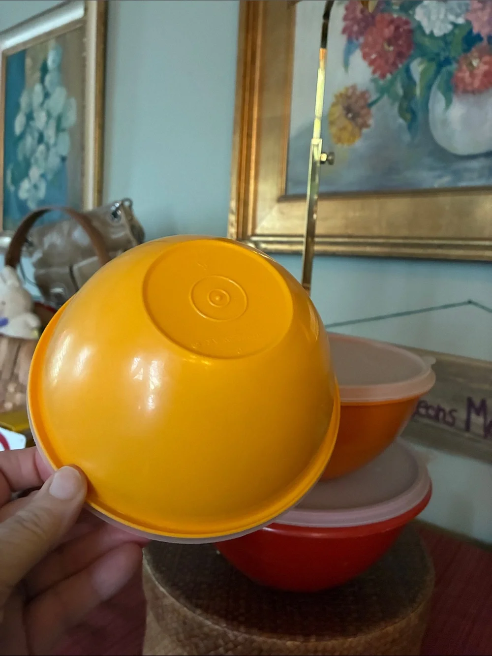 Tupperware vintage harvest